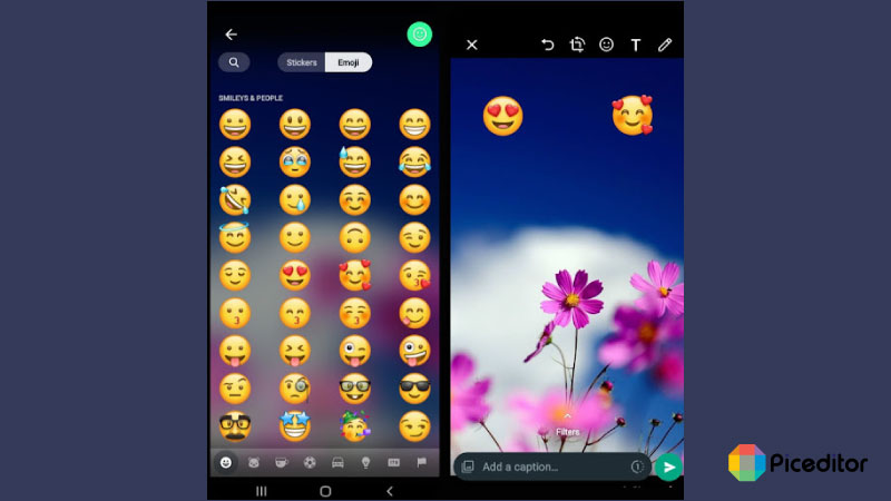 Adding Emojis to WhatsApp images
